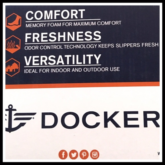 DOCKERS BLACK MOCCASINS MEMORY FOAM SLIPPERS A2C - Picture 5 of 8